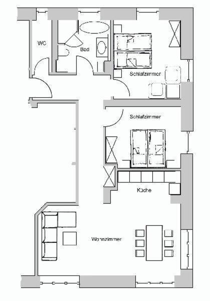 גרמיש-פרטנקירכן Ferienwohnung-Am-Kurpark-Wohnung-2-90Qm מראה חיצוני תמונה